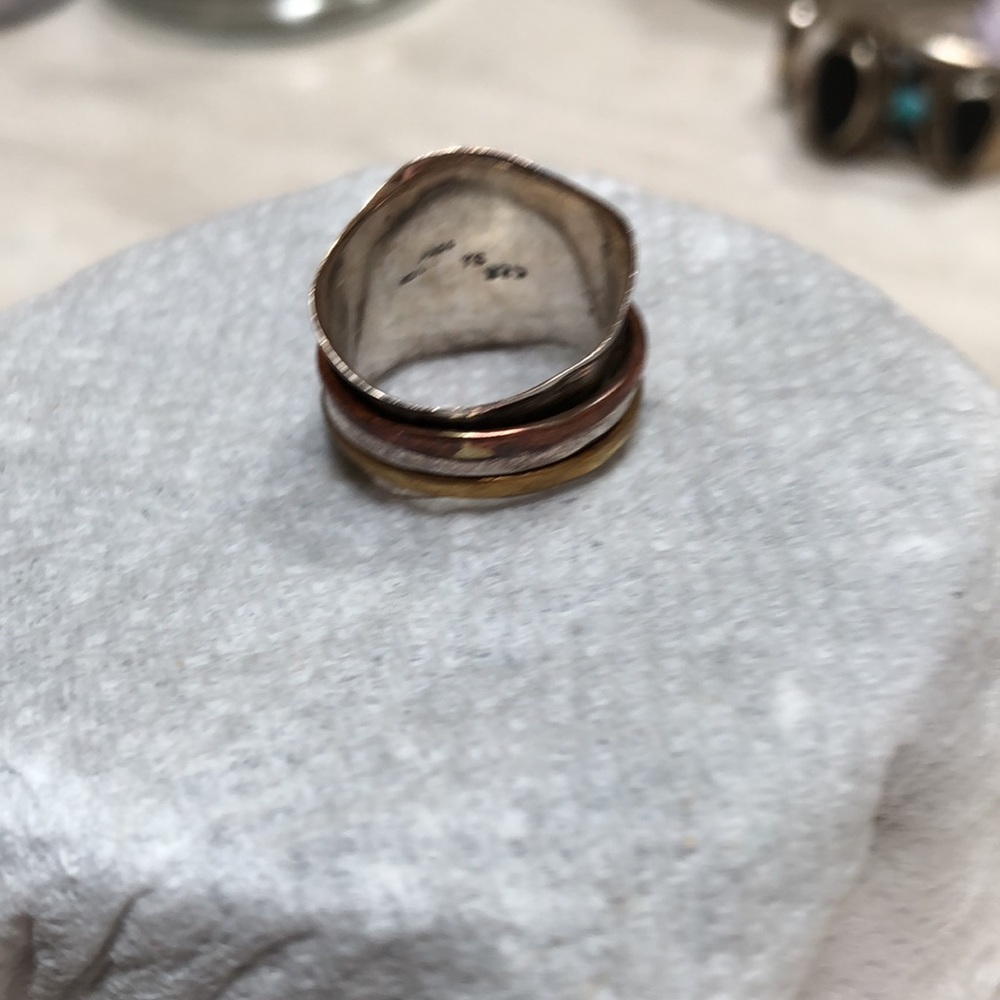 Silver Spinner Ring - image 4